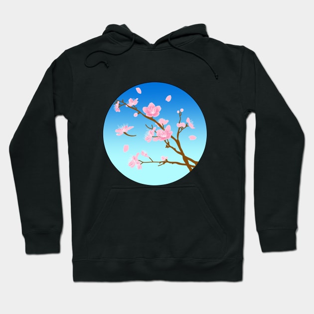 Cherry Blossom Design Hoodie by CITROPICALL
